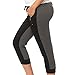 Coco-Limon Capri Jogger for Women, French Terry Crop Sweatpant Length Sweatpant