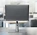 Mount-It! Adjustable Height Laptop Stand for MacBook Pro | Wide Platform Laptop & Monitor Desk Riser | Ergonomic Desk Riser Stand for MacBook and 11-15 Inch Laptops | 24-32 Inch Monitor Stand Riserthumb 4