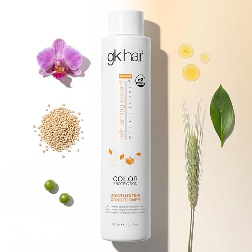 GK HAIR Global Keratin Moisturizing Conditioner (300ml/10.1 Fl Oz) Hydrating Color Protection Dry Damage Curly Frizzy Thinning Color Treated Hair Repair Organic Paraben Sulfate Free All Hair Types
