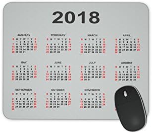 Calendar 2018 year Mouse pad Gaming Mouse pad Mousepad Nonslip Rubber Backing