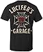 Lucifer's Garage Ironcross T-Shirt (Black, X-Large)