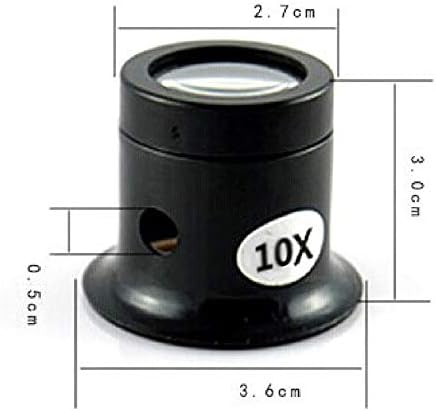 Watch Repair Tool - 5x 10x Mini Portable Eye Magnifier Monocular Magnifying Glass Loupe Lens Jeweler Watch Repair - Monocular Repair Eyewear Insert Guard Watchmaker Magnify Lens Tiedan Camera