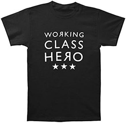 Manic Street Preachers Men's Working Class Hero Slim Fit T-shirt Large Black