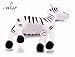 Baby Teether - Zen Zebra Teething Toy - 100% Pure Food Grade Silicone - BPA Free - Soothes Sore Gums - Provides The Best Symptom Relief For Your Infant or Toddler & Promotes Healthy Tooth Development