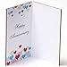 Happy Anniversary Wooden Card with Stand. Wood Wedding Anniversary Present for Him, Husband or Her, Wife. Handmade.