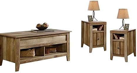 Yaheetech 3 Piece Table Set Include Lift Top Coffee Table And 2 End Tables With Storage Drawer For Living Room Espresso Living Room Furniture Tables Femsa Com