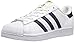 adidas Originals Boys' Superstar Foundation J Sneaker, White/Collegiate Navy/Metallic/Gold, 4.5 M US Big Kid