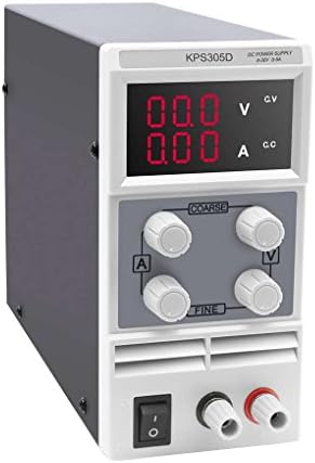 Mini LED Digital Adjustable DC KPS305D Power Supply 0~30V 0~5A Regulated Switching Power Supply 0.1V/0.01A Kakiyi