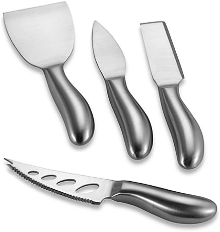 4-Piece Stainless Steel Cheese Knives Set