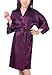 Admireme Kids' Satin Kimono Robe Bathrobe Nightgown For Spa Party Wedding Birthday