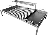 Luxury Argentine Grill with removable iron modules