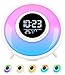 All -in-One Wake Up Light Alarm Clock with FM Radio, Sleep Sound Machine,Sleep Timer,10 Color Night Light & 23 Soothing Sounds