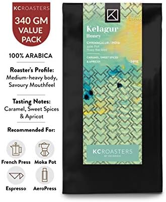 Koinonia Kcroasters Kelagur Estate Honey Processed Arabica Dark Roast Whole Beans (340 g)