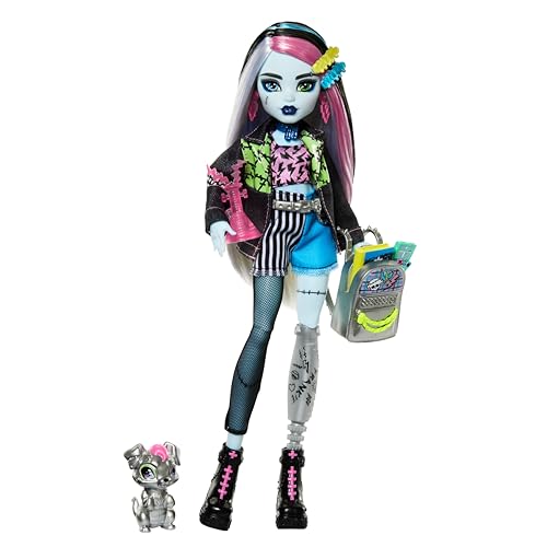 Monster High Frankie Stein Doll in Patchwork Clothes
