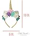 Posh Peanut Unicorn Childrens Party Hat Horn Glitter Hard Headband Spiral Unicorn Horn Photo Props Cosplay (Pink, Purple , Teal)