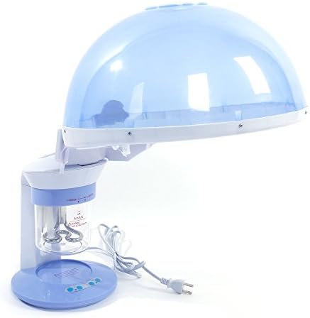 Dtemple 2-in-1 Hair and Facial Steamer Mini Table Top Single Tube Portable Facial & Hair Steamer for Home Use SPA,US Stock (Blue)