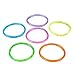 Neliblu Glitter Rubber Bangle Bracelets, Pack of 12