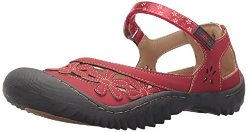 Jambu Jsport Women's Peony Red Synthetic Casual Shoe - 9 B(M) US
