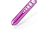 Zitrades Nurse Penlight Pocket Clip Medical LED Pen Light Reusable for Doctors with Pupil Gauge White Light Purple Color Penlights Flashlight for Stethoscope Healthcare with Free Battery