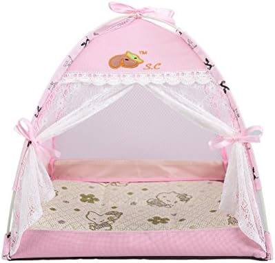 Beika Pet Tent for Dog Cat Small Animals Foldable Light Weight Convenient Carry Tent Mini Washable Camp Bed Play House