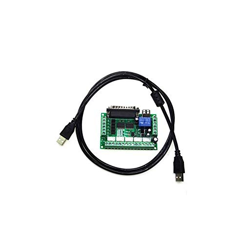 KOOBOOK 1Pcs 5 Axis CNC Breakout Board Mach3 Interface Board with