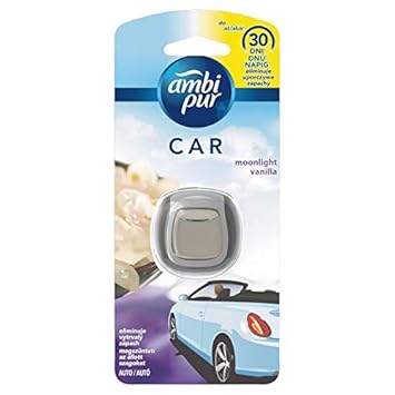 Ambi Pur 6er Pack Car Lufterfrischer Moonlight Vanilla - 2 ml