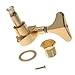 Kmise A1641 1 Set of 2R2L Guitar Bass Tuner Machine Heads Tuning Pegs, Gold