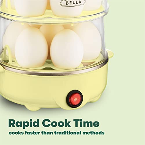 BELLA Rapid Electric Egg Cooker and Poacher with Auto Shut Off for