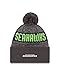 New Era NFL 2016 Graphite and Team Color Sport Knit Beanie, One Size