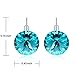 GAEA H Fashion Simple Round Stud Earrings for Women, Crystals from Swarovski Daily Wear for Girls