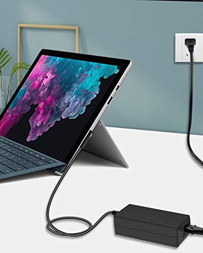 BOLWEO 15V 2.58A Surface Pro Charger, Power Supply Adapter Compatible with Microsoft Surface Pro 3 4 5 6 7, Surface Laptop 1 2, Surface Go Charger Cord