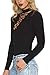 Mulisky Women's Halter V Neck Lace up Jumpsuit Ribbed Knitted Black Bodysuit S