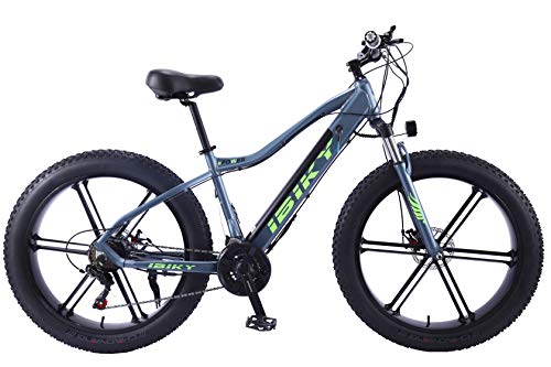 ibiky 26" Fat Tire EBike 36V 10.4AH Snow e-Bike 350W Mountain Electric Bicycle Bike Adult E-Bike ibiky 26" Fat Tire EBike 36V 10.4AH Snow e-Bike 350W Mountain Electric Bicycle Bike Adult E-Bike