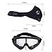 Activated Carbon Dust Mask Motorcycling Goggle Pack of 2 Dustproof Face Mask Filtration Exhaust Gas Anti Pollen Allergy PM2.5 Dust Mask Filter Ski Glass for Motorcycling Cycling Running