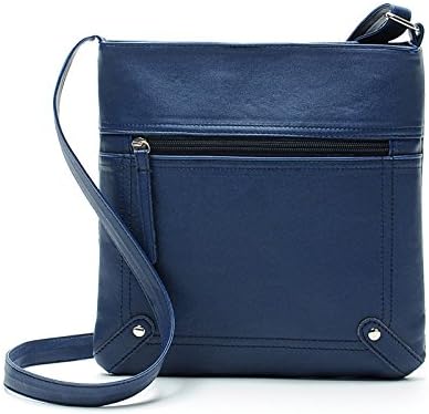 Women Messenger Bag,Toponly Womens Leather Satchel Cross Body Shoulder Messenger Bag Handbag (Fashion Blue)