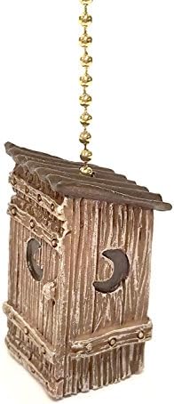 Outhouse Ceiling Fan Pull Decorative Ornament