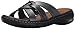 Skechers Women's Passenger-Getaway Dress Sandal,Pewter/Black,7.5 M US