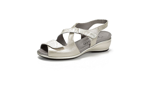 Pitillos 1603 - Sandalia con Velcro y Plantilla Extraible (36, Oro) :  Amazon.es: Zapatos y complementos