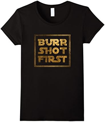 Womens Burr Shot First T-Shirt XL Black