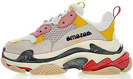 Sports Shoe Sneakers Triple S Sneaker Beige Grey Red Shoe de Gymnastique Femme