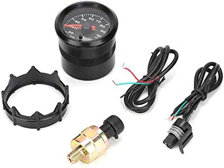 Duokon 52mm 2 0インチ 油圧計 汎用 車の油圧計 デジタルディスプレイ ステッピングモーター付き