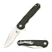 Kizer Folding Pocket Knives EDC Flipper Knife Liner Lock Green G10 Handles Folding Tactical Knife, Matt Cucchiara Flashbang V3454A2