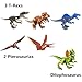 Yizeda Dinos Toy,(14+23) Dinosaur Building Blocks Figures Toys,Jurassic Predator Herbivore and Dinosaur Scene Configuration Set