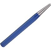Hardened Tip Center Punch, Metal Center Punch Drill Center Hand Punch Round Shank Center Punch for DIY Home Projects for Gene