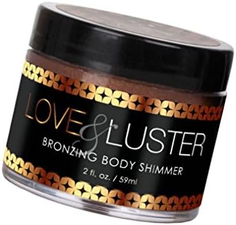Love And Luster Bronzing Body Shimmer Gel beautiful bronzer spreads easily, dries quickly, and has the slightest scent of delicious chocolate - Size 2 fl oz