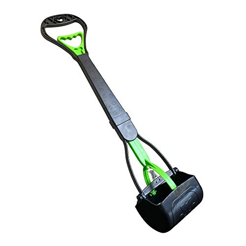 28" Long Handle Portable Pet Pooper Scooper for Large and Small Dogs