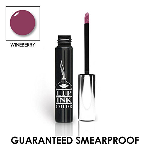 LIP INK Organic Vegan 100% Smearproof Liquid Lipstick - Wineberry