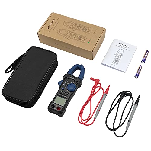 JOAUIAX Digital Clamp Meter,6000 Counts Auto Range TRMS Multimeter