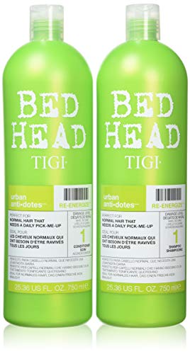 TIGI Bed Head Urban Antidotes Re-Energize Shampoo 25.36 oz (Pack of 2)