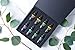 Earth Vibes Top 8 Essential Oil Set for Diffusers, 100% Pure Therapeutic Essential Oils for Relaxation & Wellness, Aromatherapy Oils Gift Set, Peppermint, Tea Tree, Lavender, Eucalyptus (8 x 10mL)